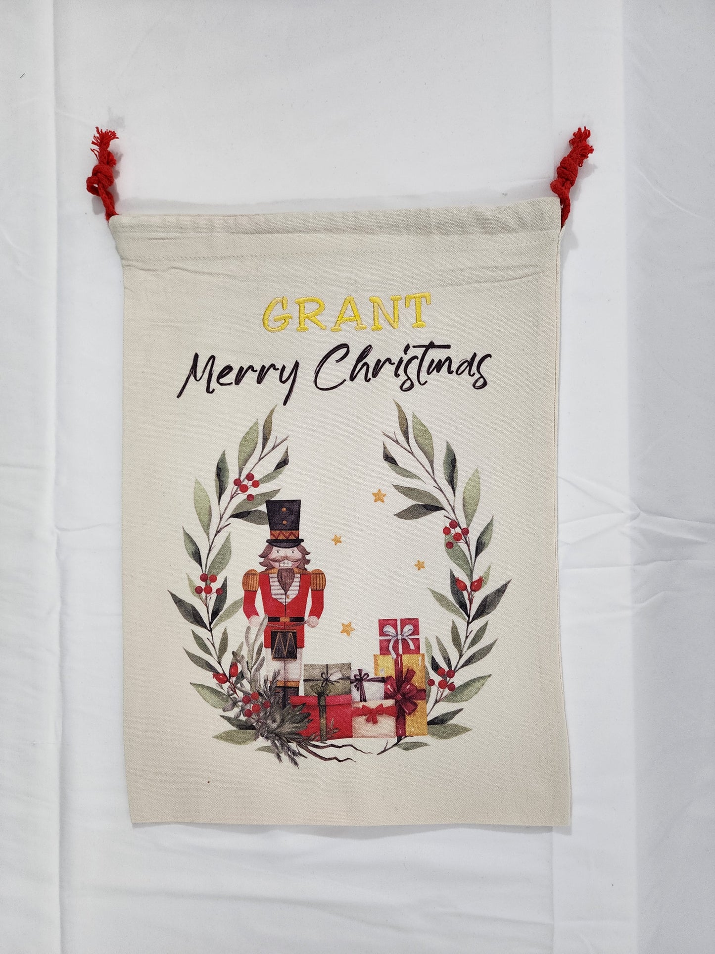 EMBROIDERED Classic Nutcrackers & Ballerina Canvas Bag *LIMITED SUPPLY