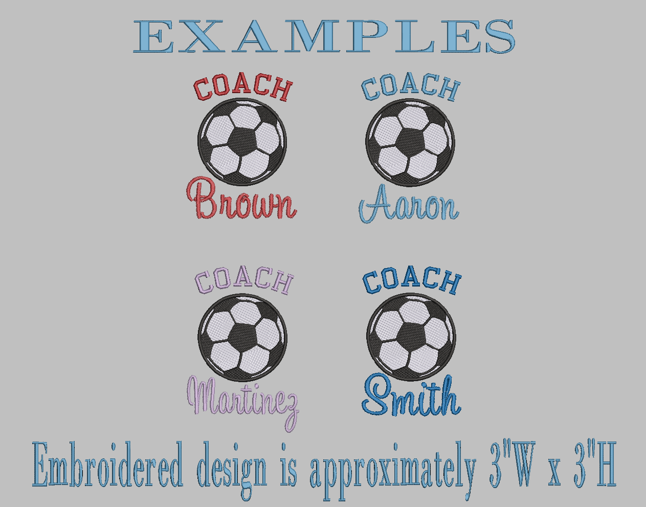 SOCCER Personalized Embroidered Sweatshirt