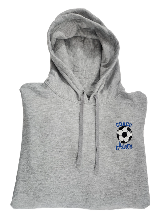 SOCCER Personalized Embroidered Sweatshirt
