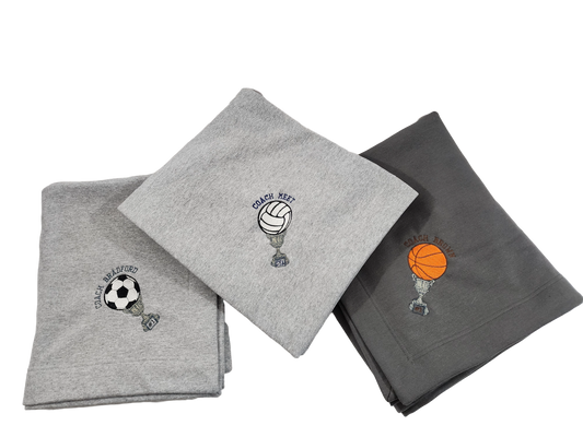 VOLLEYBALL  Personalized Embroidered Stadium Blanket