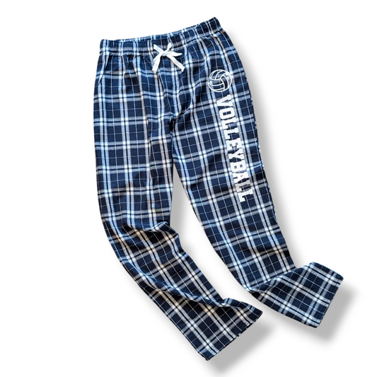 VOLLEYBALL  Printed Flannel Plaid Pants